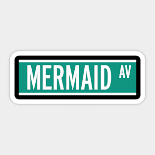 Mermaid Ave Sticker